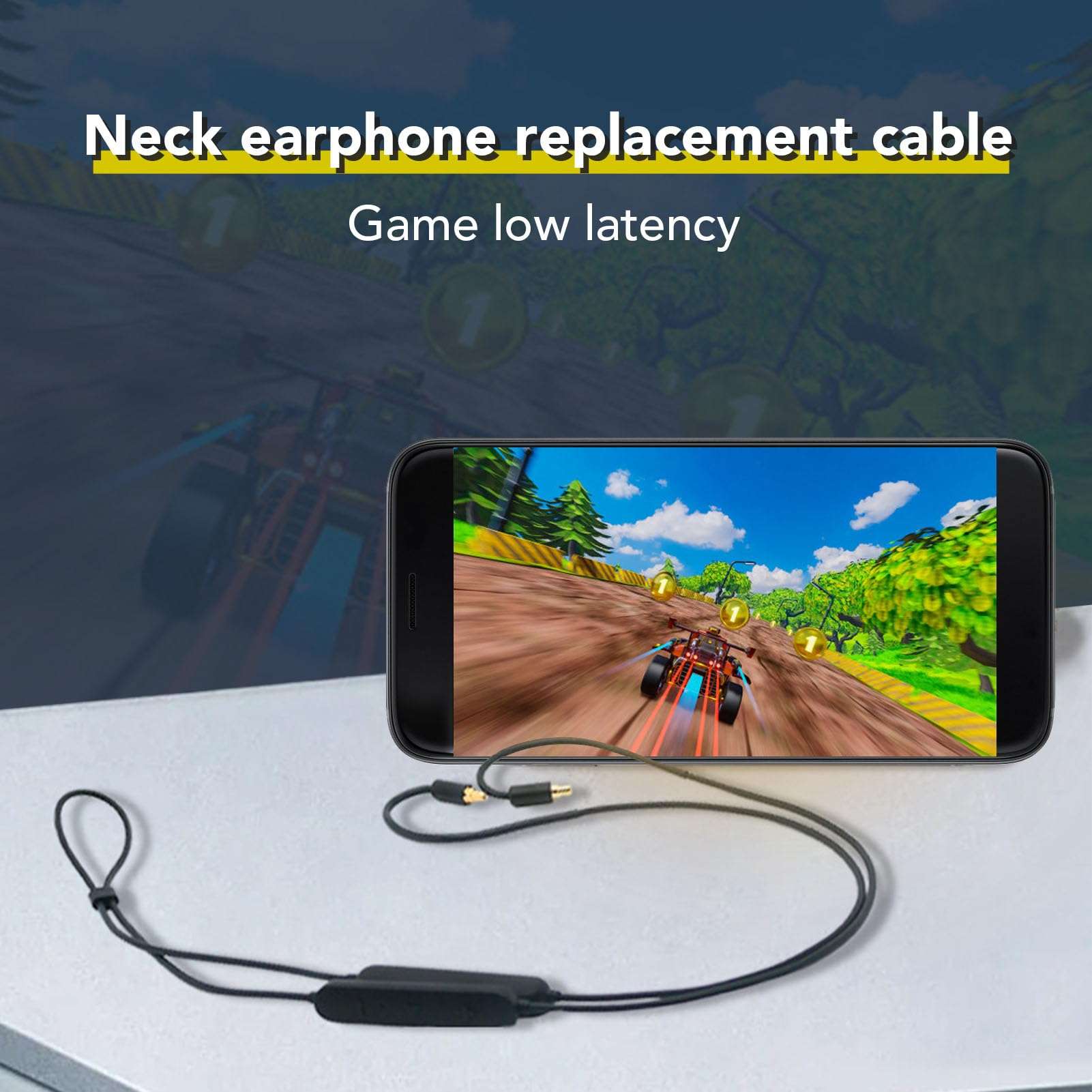 Yunseity Rechargeable Headphone Adapter Cable, BT 5.0 Cordless Upgrade for IE100 Pro, IE400 Pro, IE500 Pro Earphones with Controller and Mic for Calls, Volume, and Music Playback 6