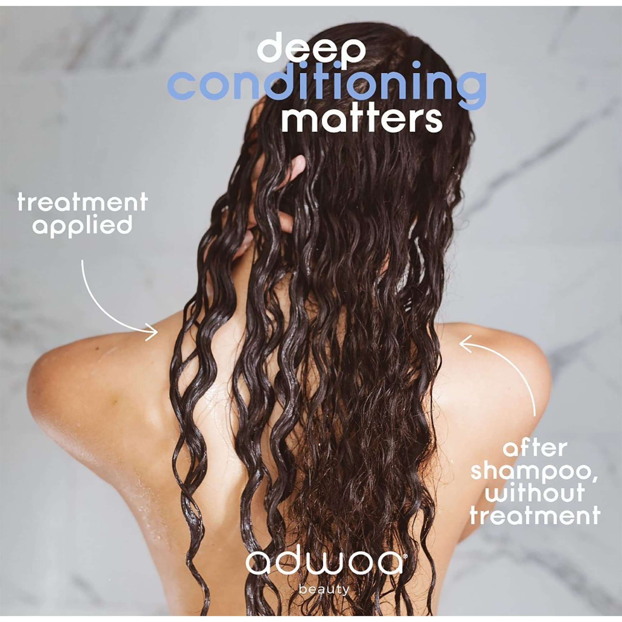 adwoa beauty Baomint™ Deep Treatment with Biotin, Baobab, Rosemary, Mint and Pumpkin Seed Oils To Aid Growth ​And Support Length Retention For Kinky, Coily and Curly Hair - 3.3 oz. 5