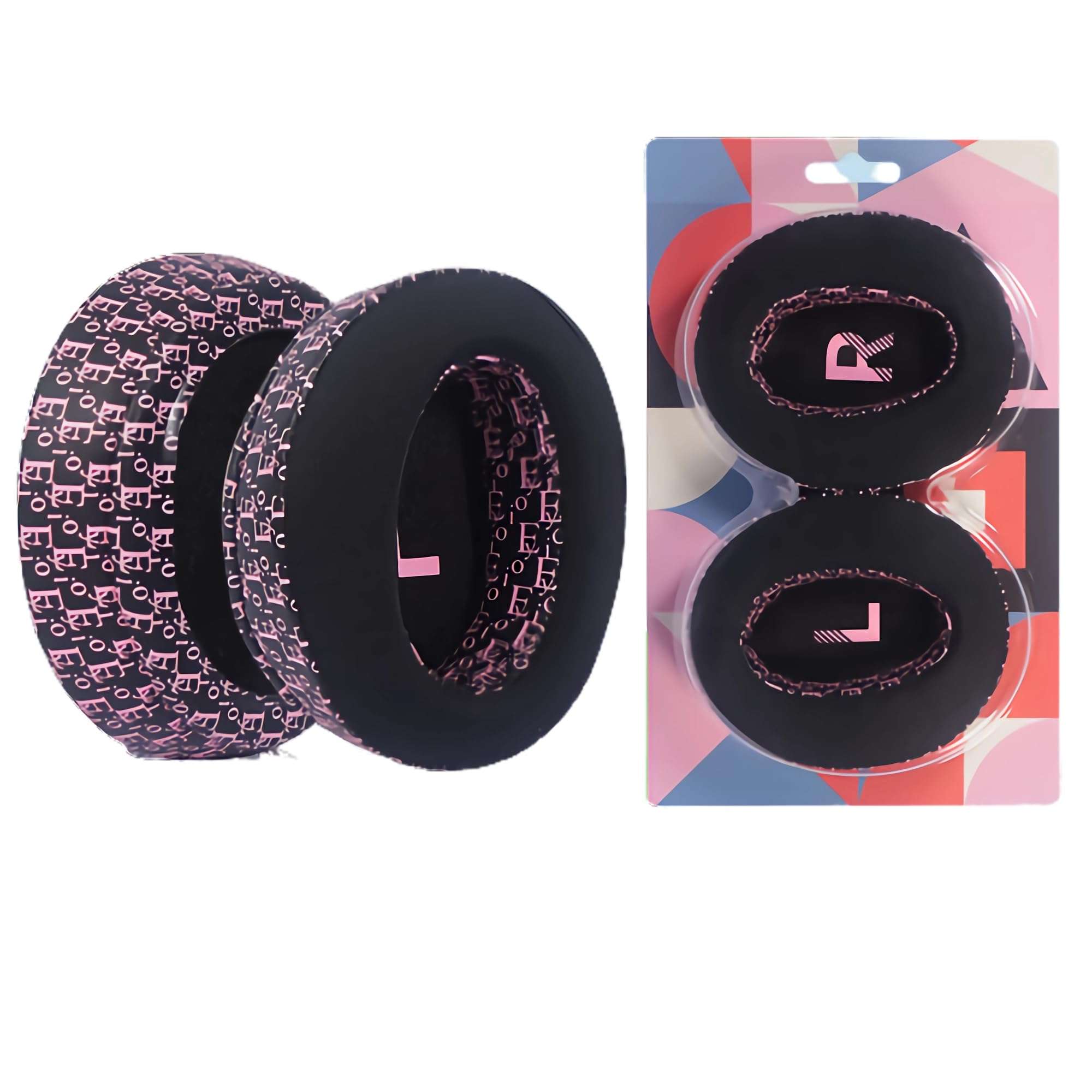 JHK Replacement Mesh Ear Pad Covers Earpad for Sony WH-CH700 Headphones Headset Ear Cushion Cover Repair Parts,Pink 1