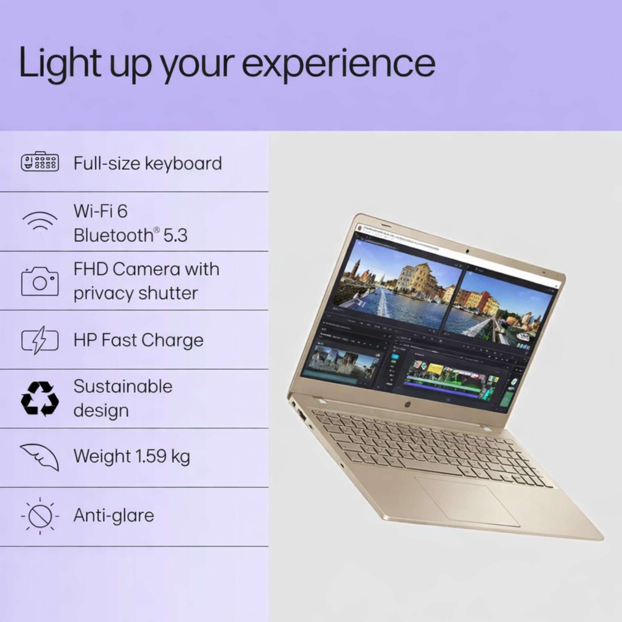 HP 15.6“ FHD Touchscreen Laptop with Office 365 for The Web, Intel 8-Core I3 (Beat i5-1155G7), 32GB RAM, 2TB SSD, Windows 11 w/o Mouse 4