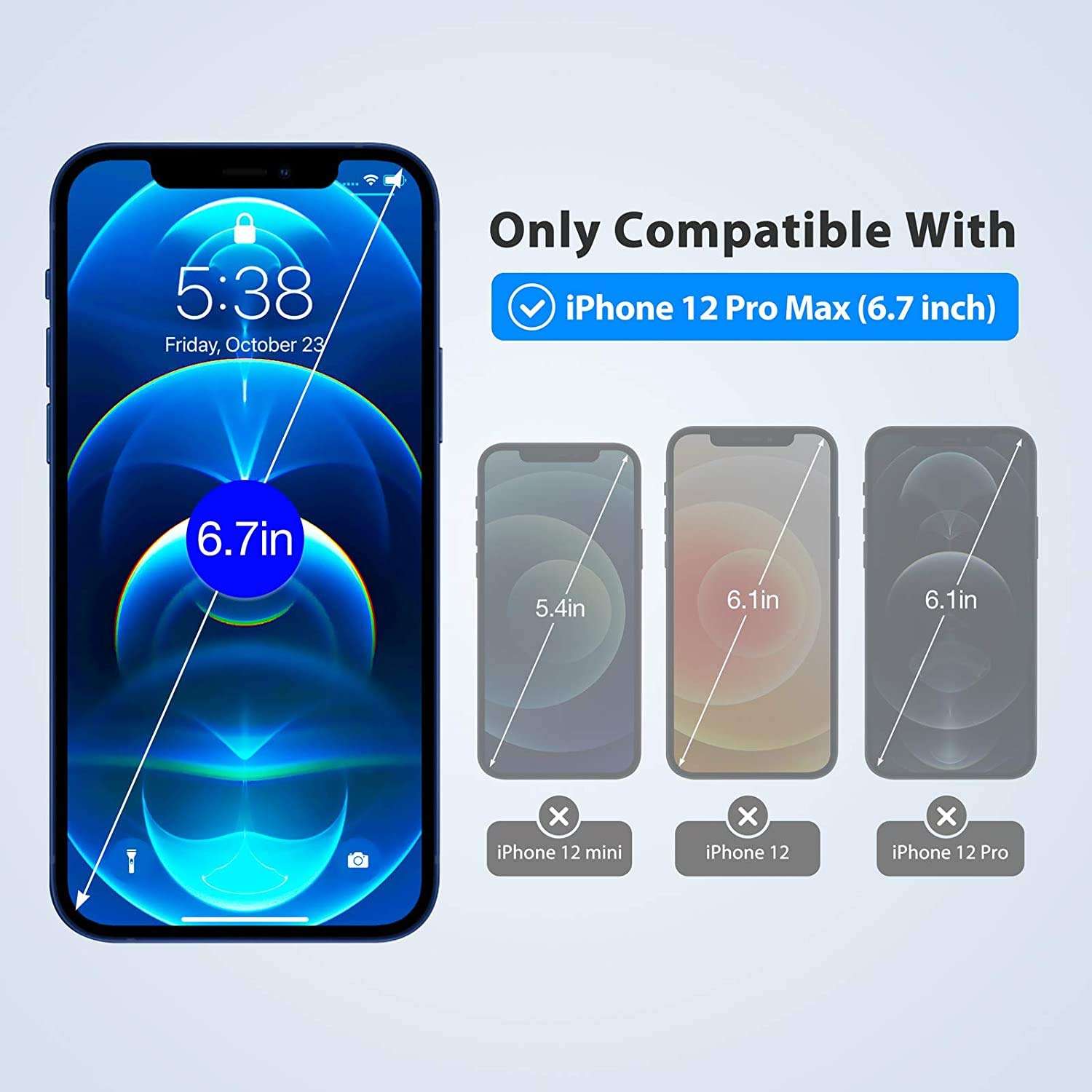 Compatible with iPhone 12 Pro Max(6.7 inch) Case with Camera Cover,Liquid Silica Soft Shockproof Cover Protective with Slide Camera Cover, Upgraded Case for iPhone 12 Pro Max (6.7") 3