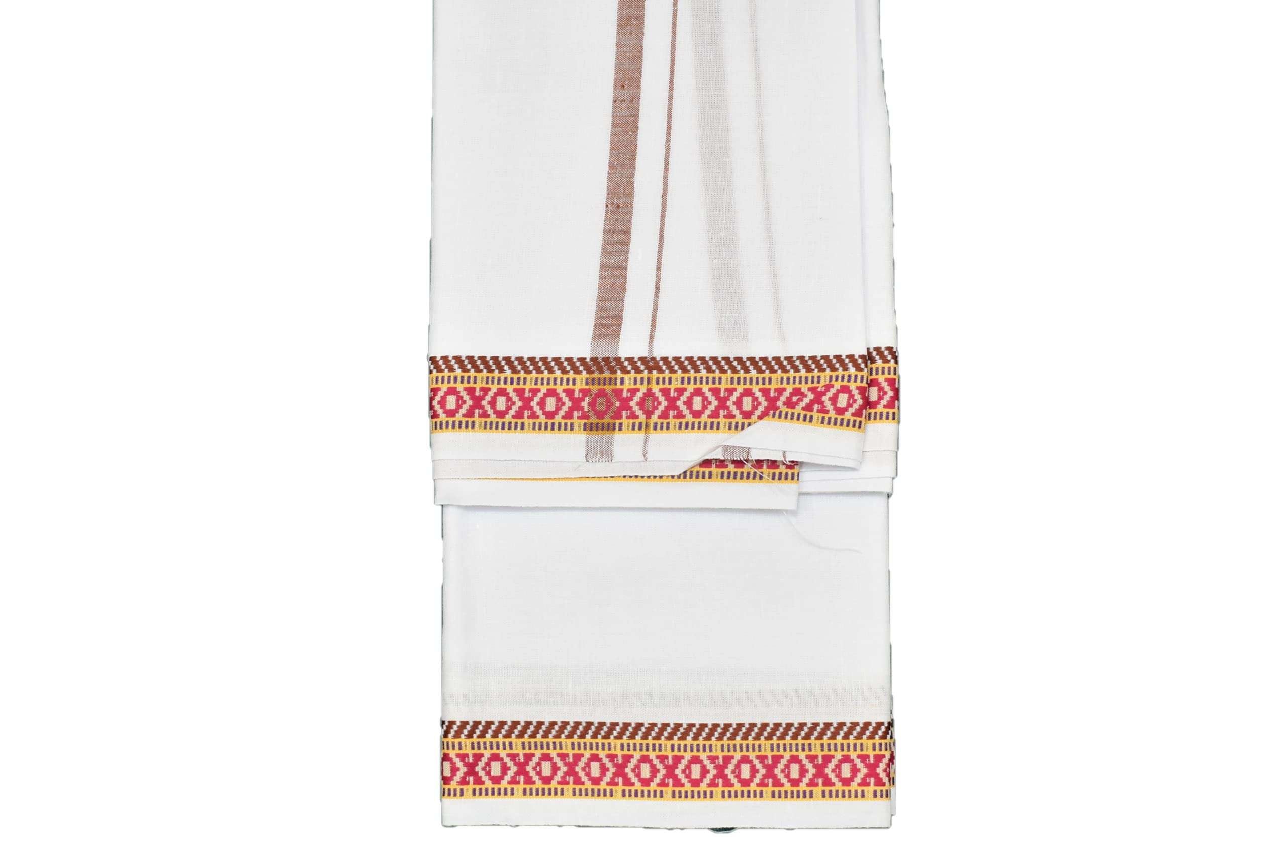 shyam handloom and Face Towels/AngVastram/Gamcha (Red) 4