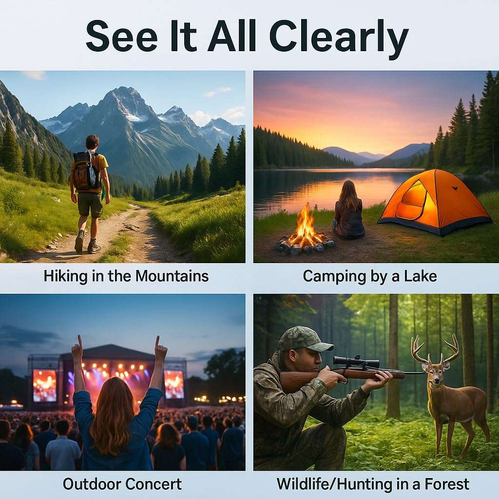 BARSKA X-Trail 20x80 Binocular with Braced-in Tripod Adapter , Black 6