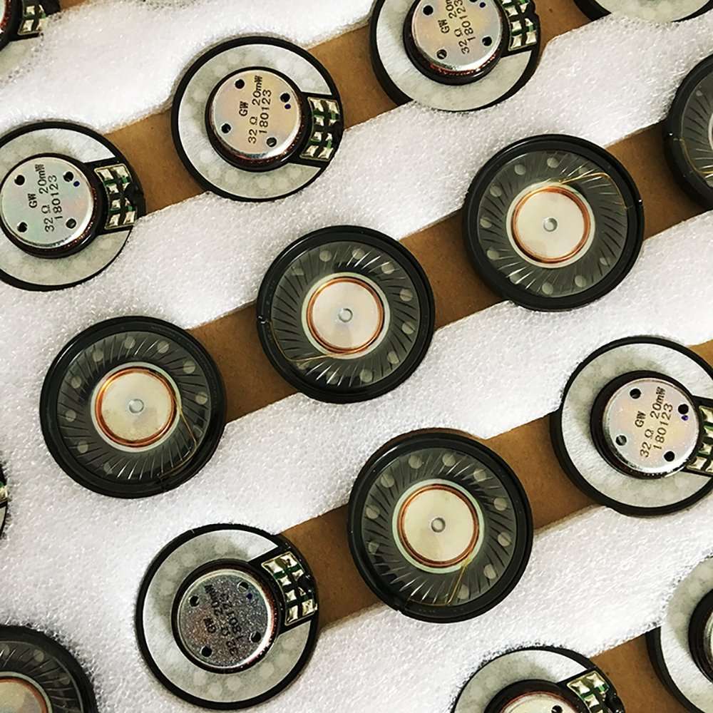 1pair 40mm Headphone Speaker Driver 32ohm for Bose QC45 QC2 QC15 QC25 QC35 QC3 AE2 OE2, Studio 2 Studio 3, Solo 2 Solo 3, Kraken 7. 1, Akg K55, Marshall Major 2 Headset Replacement Speaker Part 4