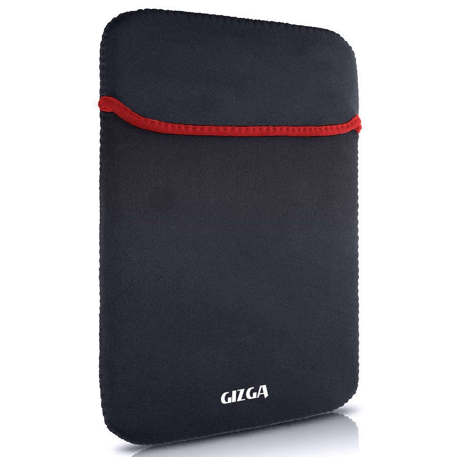 Club-Laptop Neoprene Reversible for 15.6-inches Laptop Sleeve - Black-Red