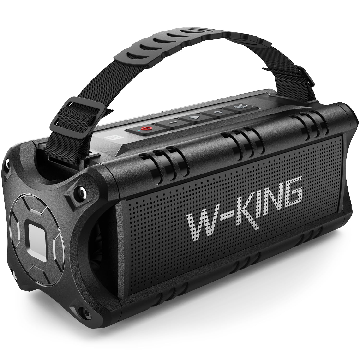 W-KING Bluetooth Speaker, 30W RMS(60W Peak) Portable Wireless Loud Speakers, IPX6 Waterproof Outdoor Speaker Boombox, 24H, EQ, AUX, TF Card, USB Playback, Powerful Speaker for Home, Party, Camping
