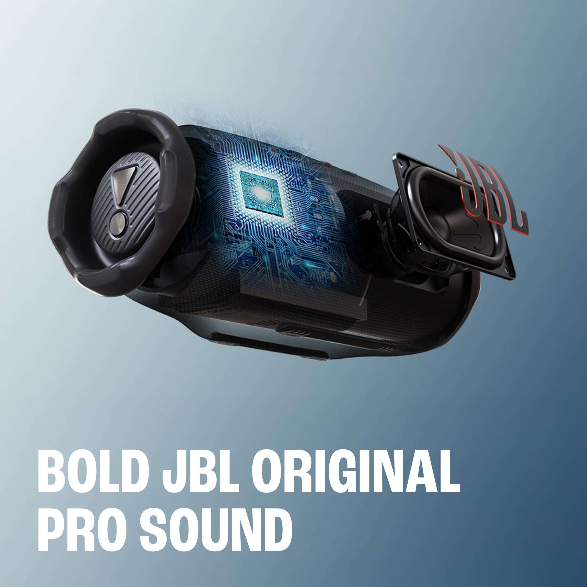 JBL Charge 6 (Blue) + Bundle with divvi! Protective Hardshell Case (Black) 2