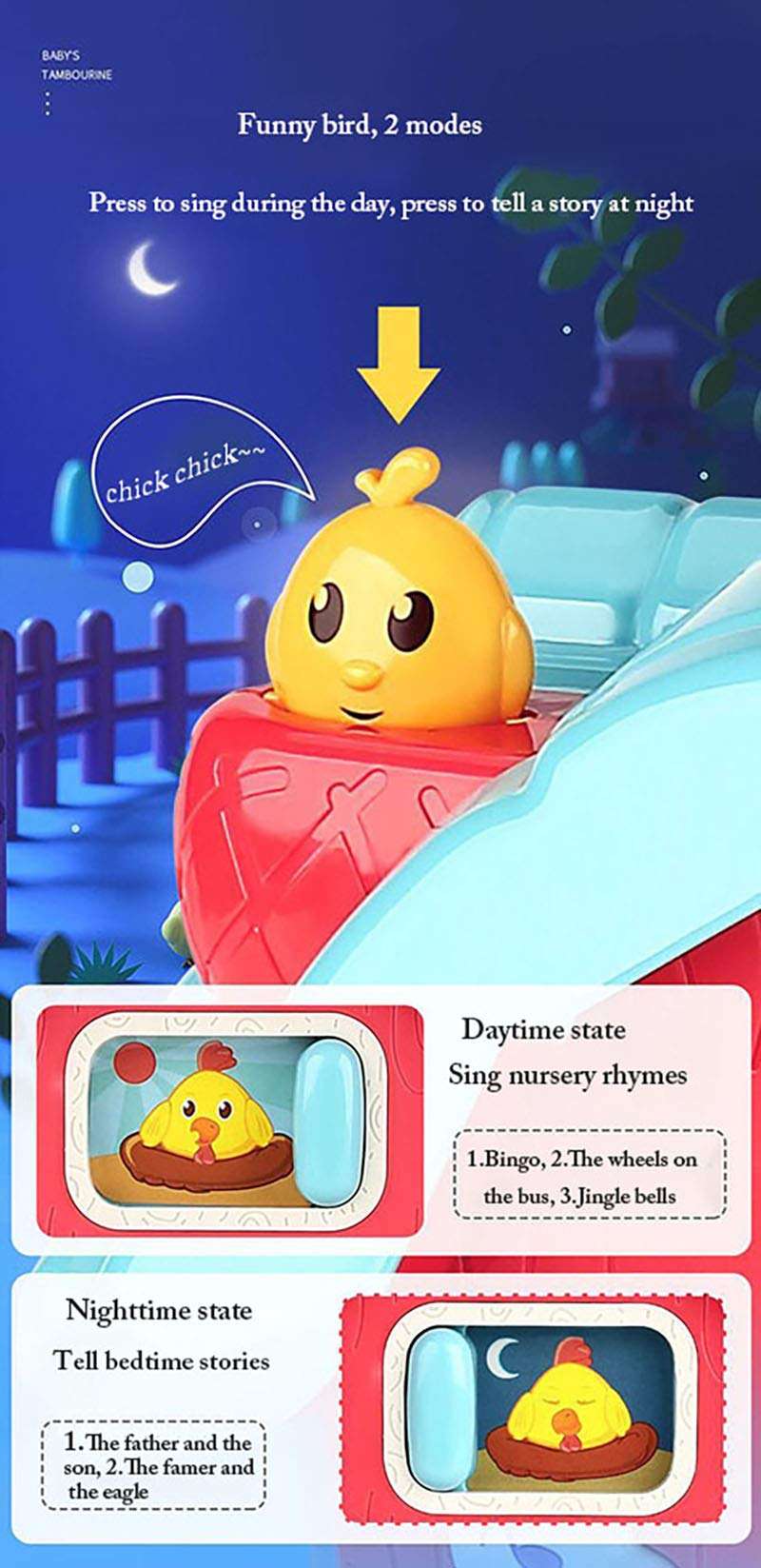 CUTIE PUMPKIN Musical Activity Cube，Toddler Kids Electronic Educational Learning Toy with Lights Nursery Rhyme Story and Music，Peekaboo Toy Early Skill Development Gift 18 Months Infants（Green） 6