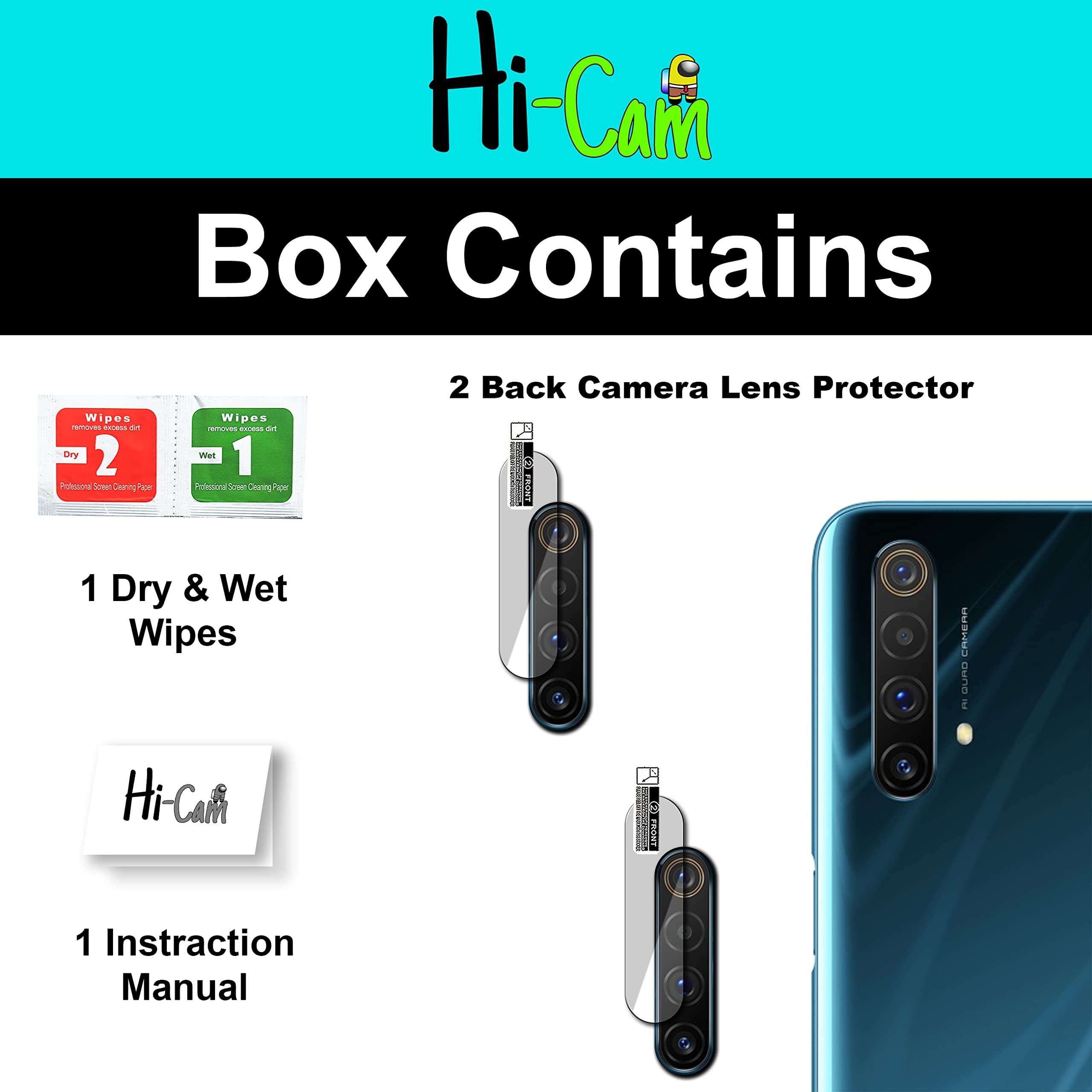 Realme X3 Camera Lens Protector (Camera Lens Protect from The Scratches) (Pack of 2) 4
