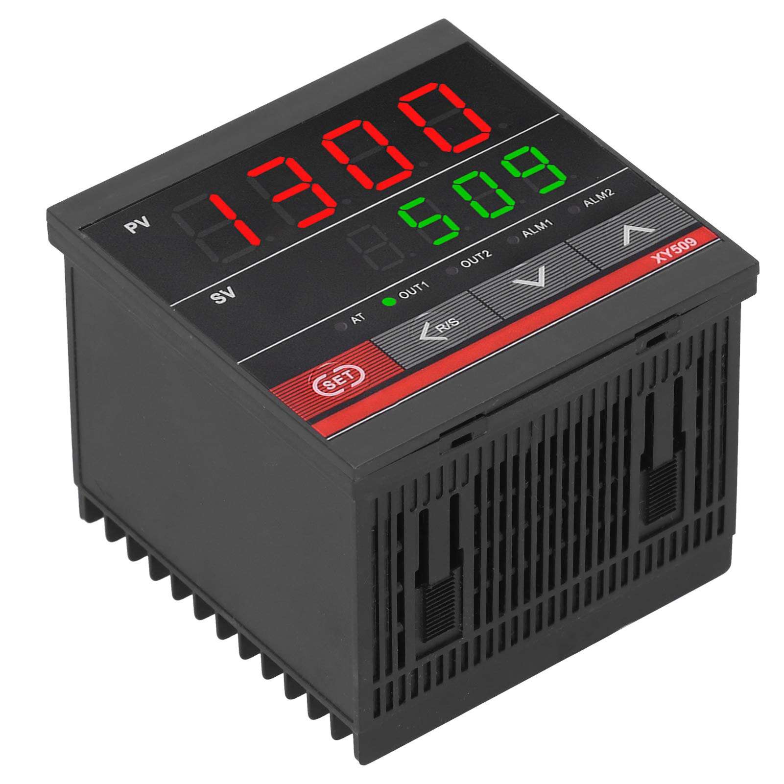 Universal Temperature Controller Dual Display 0-1300℃ Digital Thermostat ABS Heating and Cooling Relay for Temperature Pressure Flow Control 3