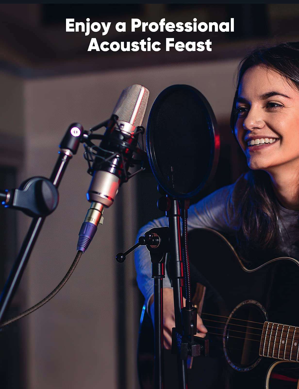 oldboytech 1 Pack XLR Cable 6.6Feet, [2021 Special Edition] 3Pin Balanced XLR Male to Male Microphone Cable, Hi-Fi for Mic, Speaker Systems, Camera, Amplifier, Equalizer, Mixing Console 3