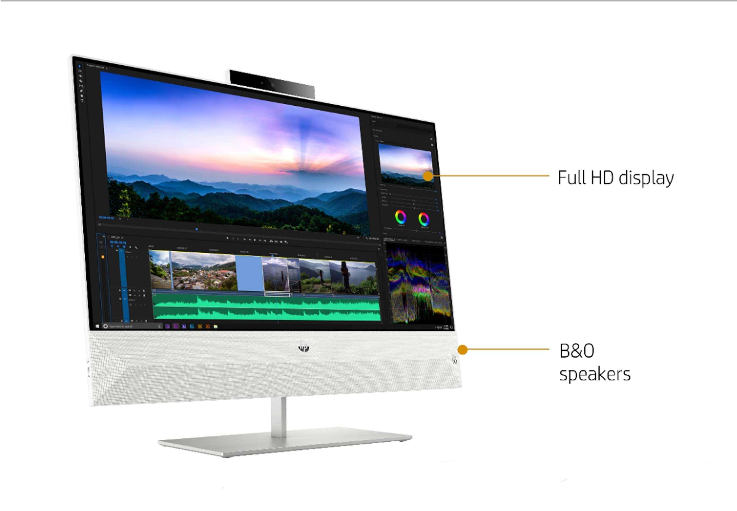 HP Pavilion 24-XA Intel Core i5-8400T 12GB 256GB SSD 23.8-Inch Full HD Touch Screen All-in-One PC (Renewed) 6