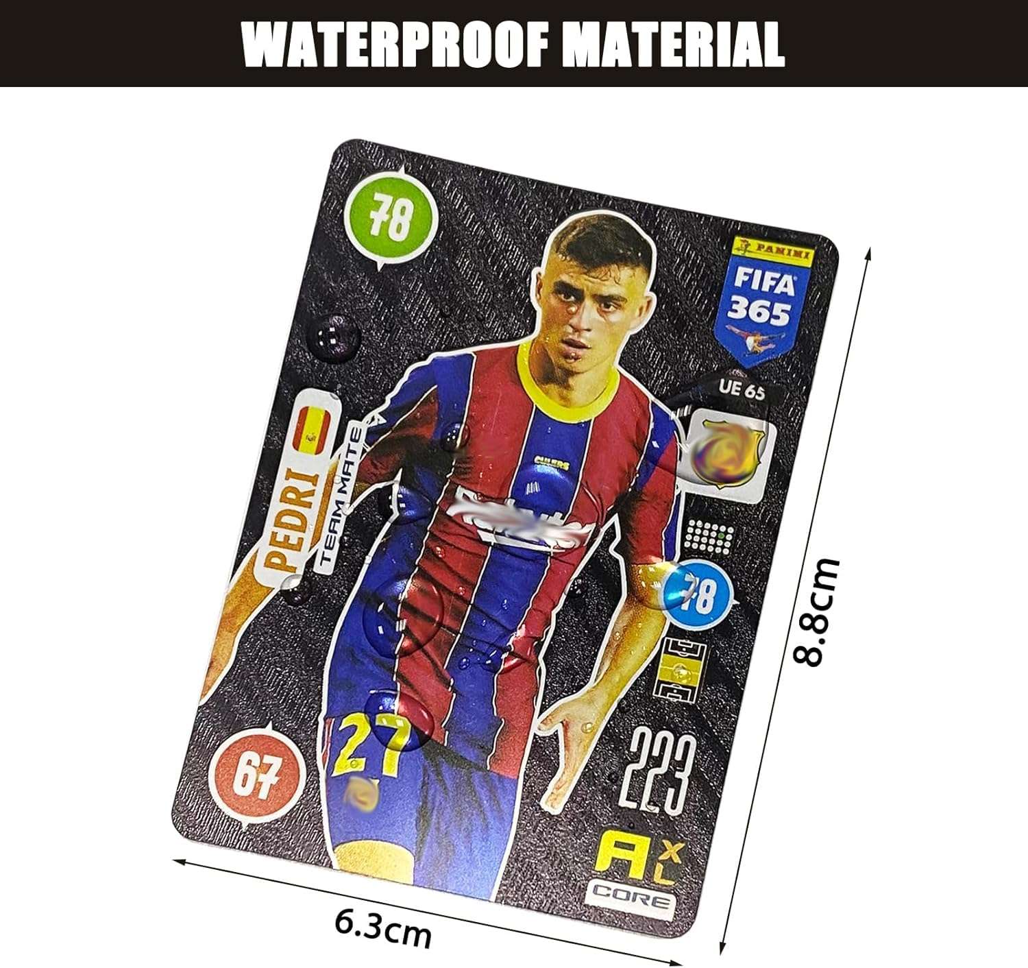 World Football Stars Trading Card Set, 55 Cards of The World's Greatest Soccer Stars Soccer Legends, Great Gift for Any Soccer Enthusiasts (Black) 6