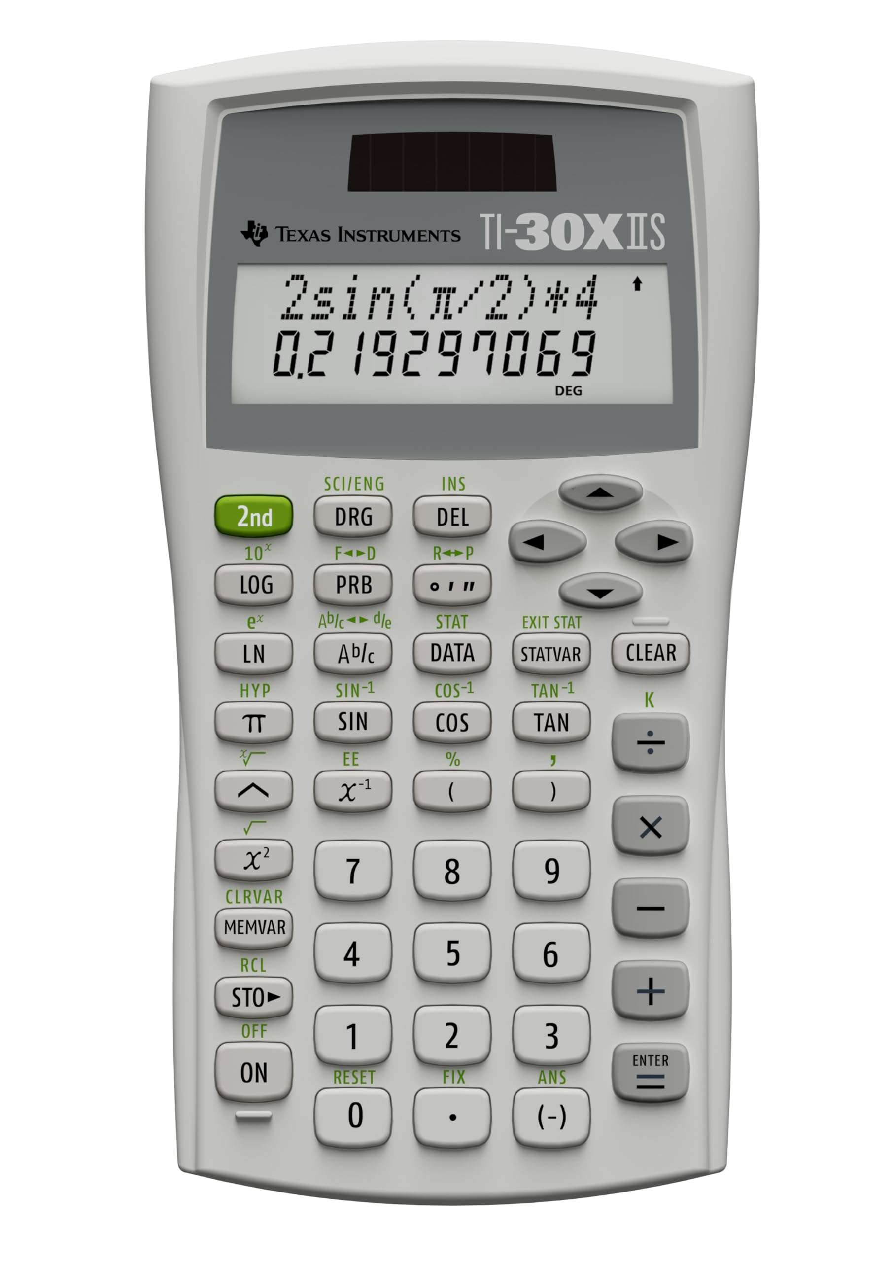 Texas Instruments TI-30XIIS Scientific Calculator, White