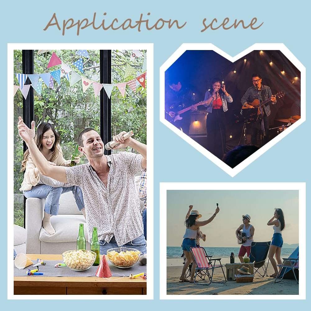 CREATCABIN 100Pcs Black Microphone Cover Handheld Mic Cover Hygienic Non Woven Soft Cloth Microphone Mike Windscreen Protective Small Caps Sleeves for KTV Karaoke Bar News Interview Mic Mike 5