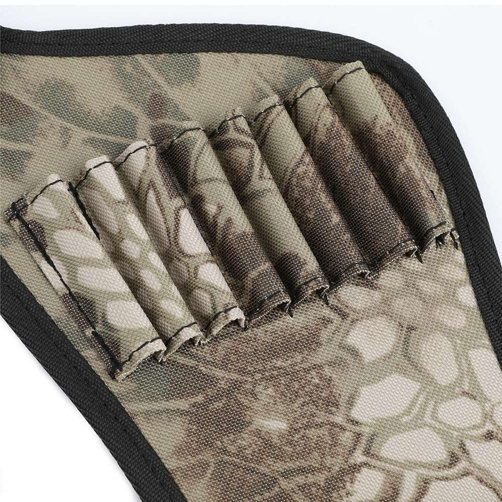 SHARROW Archery Crossbow Arrow Quiver Tubes Strap Camo Waist Crossbolt Arrow Pocket Holder Waist Belt Outdoor Shooting Hunting Accessories (Light camo) 5