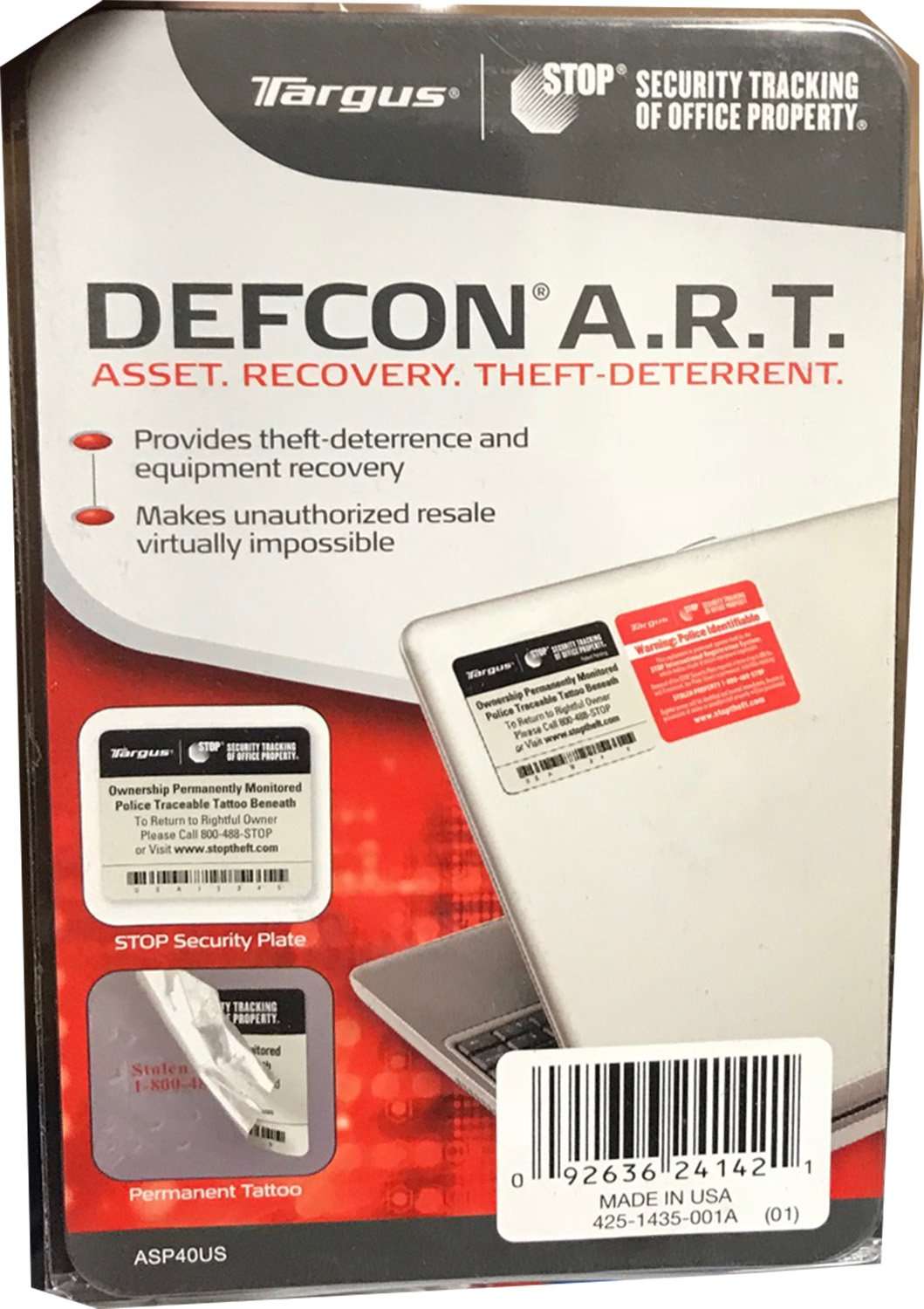 Defcon A.r.t. Security Plate