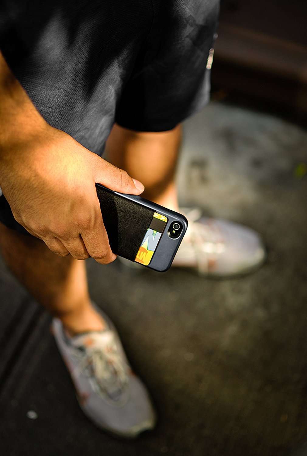 CardNinja Ultra-Slim Self Adhesive Credit Card Wallet for Smartphones, Black 5