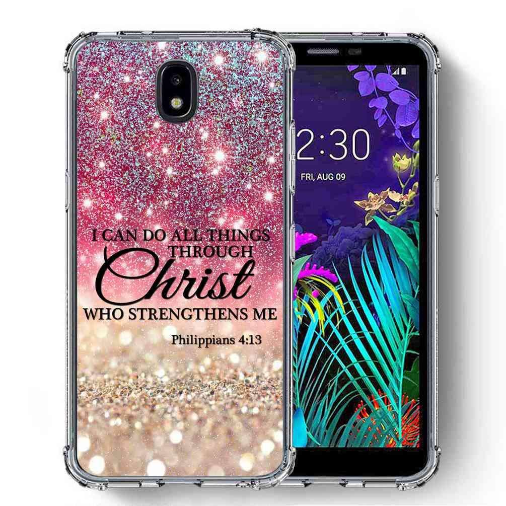 for LG Escape Plus Case,LG K30 2019 Case,LG X2 2019 Case, SuperbBeast [Philippians 4:13 I can do All Things Through Christ who] Ultra Slim Thin Protective Case Cover/Reinforced Corner 1