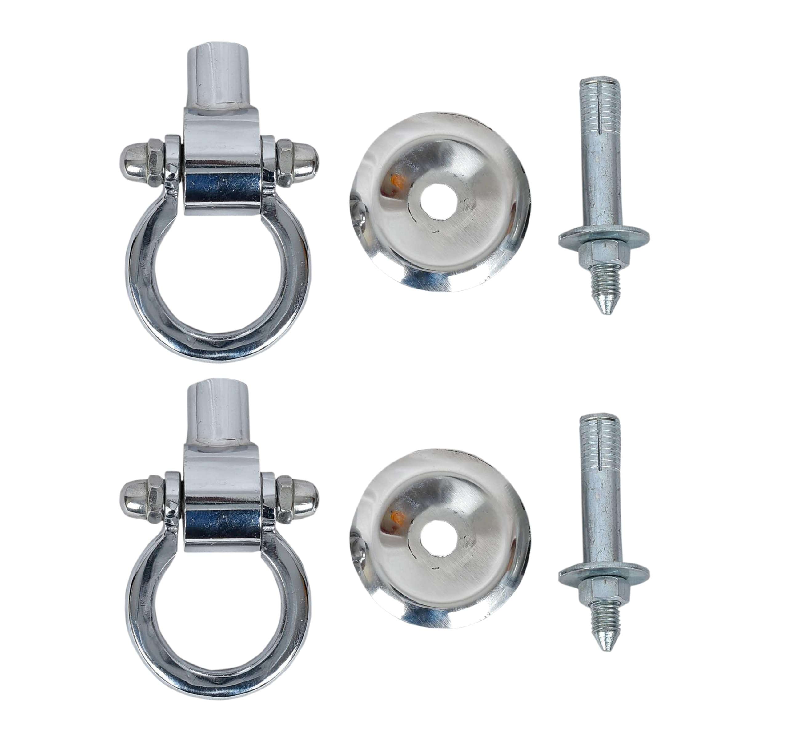 Trendy Creation Hub 350 Kg Capacity Steel Heavy Duty Hanging Hooks Bearing Kada for Patio Zhula Swing Chair Hammock Accessories Set with Anchor Fastners (Pack of 2) 3