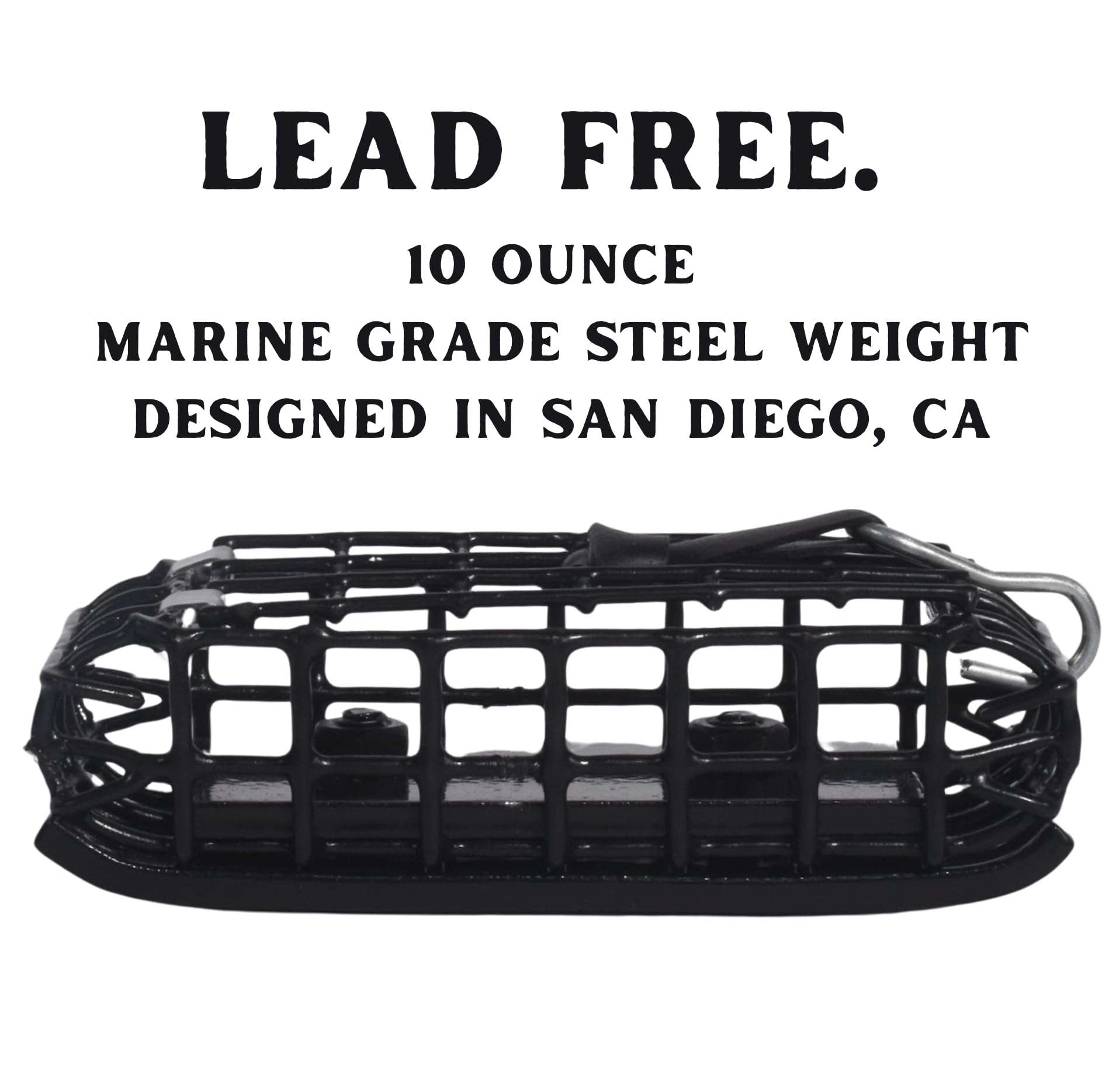 Crab Snare 10 Ounce Weighted Crab Trap Loop Trap Casting for Fishing Pole Dungness Rock Blue Crabs 6 Loops CA, OR, WA Compliant (2) 5