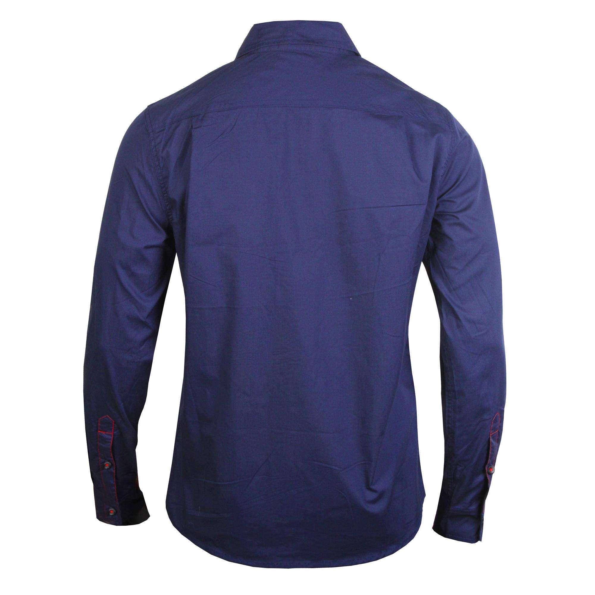 Forclaz 8381672 Cotton-Poly-Jersey Men Backpacking Shirt Travel 100, M (Blue) 3