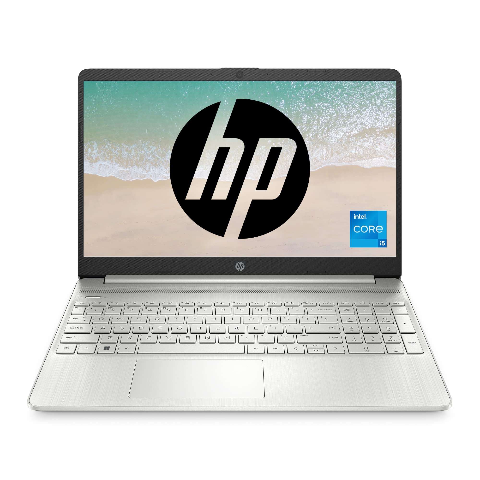 HP 15s, 11th Gen Intel Core i5-1155G7, 15.6 inch(39.6cm) FHD Anti-Glare Laptop & Wireless Mouse 250/2.4 GHz Wireless USB connectivity/12 Months Battery Life/LED Optical Sensor/ 1600 DPI/Black 2