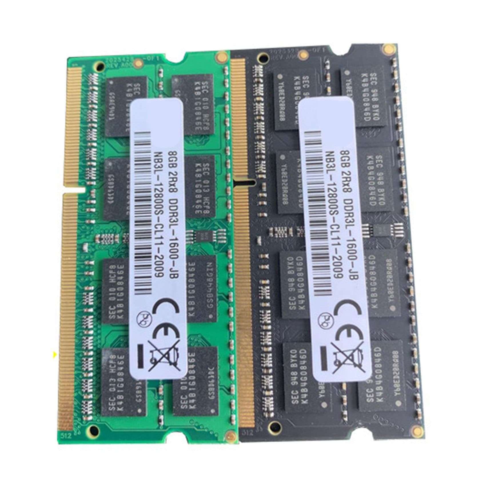 Pasuihcay DDR3 8GB Laptop Ram Memory 1600Mhz PC3-12800 1.35V 204 Pins SODIMM Support Dual Channel for AMD Laptop Memory 3