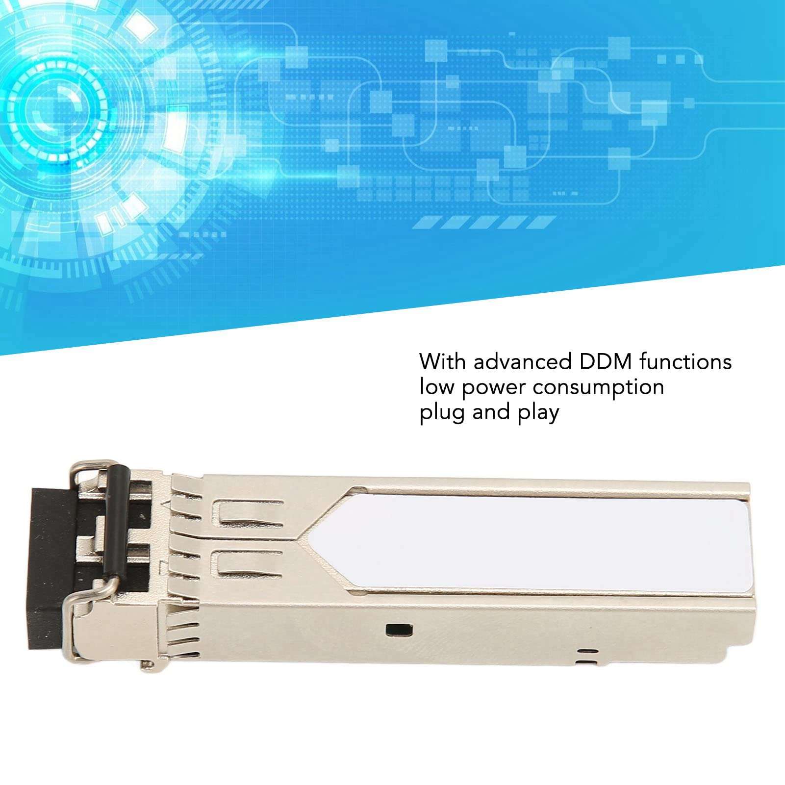 SFP Transceiver, 1.25G 850nm Dual Fiber Multimode SFP Optical Module, Up to 550m, Support DDM, for Huawei, Cisco, ZTE, H3C, RIGOAL, HP, etc 5