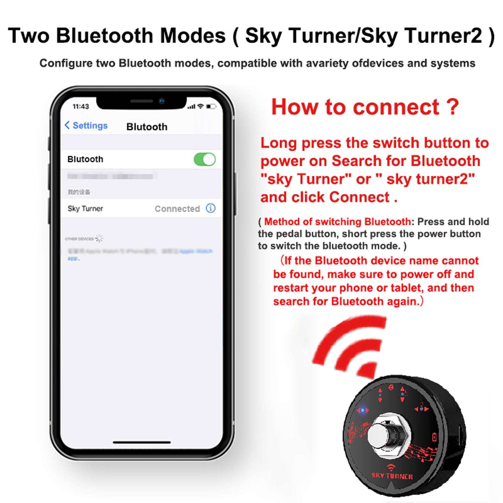 Wireless Page Turner Bluetooth Music Page Pedal Rechargeable Foot Switches for iPad Tablet Android IOS Phones Electronic Music Scores E-books PPT Pictures (Silver) 4