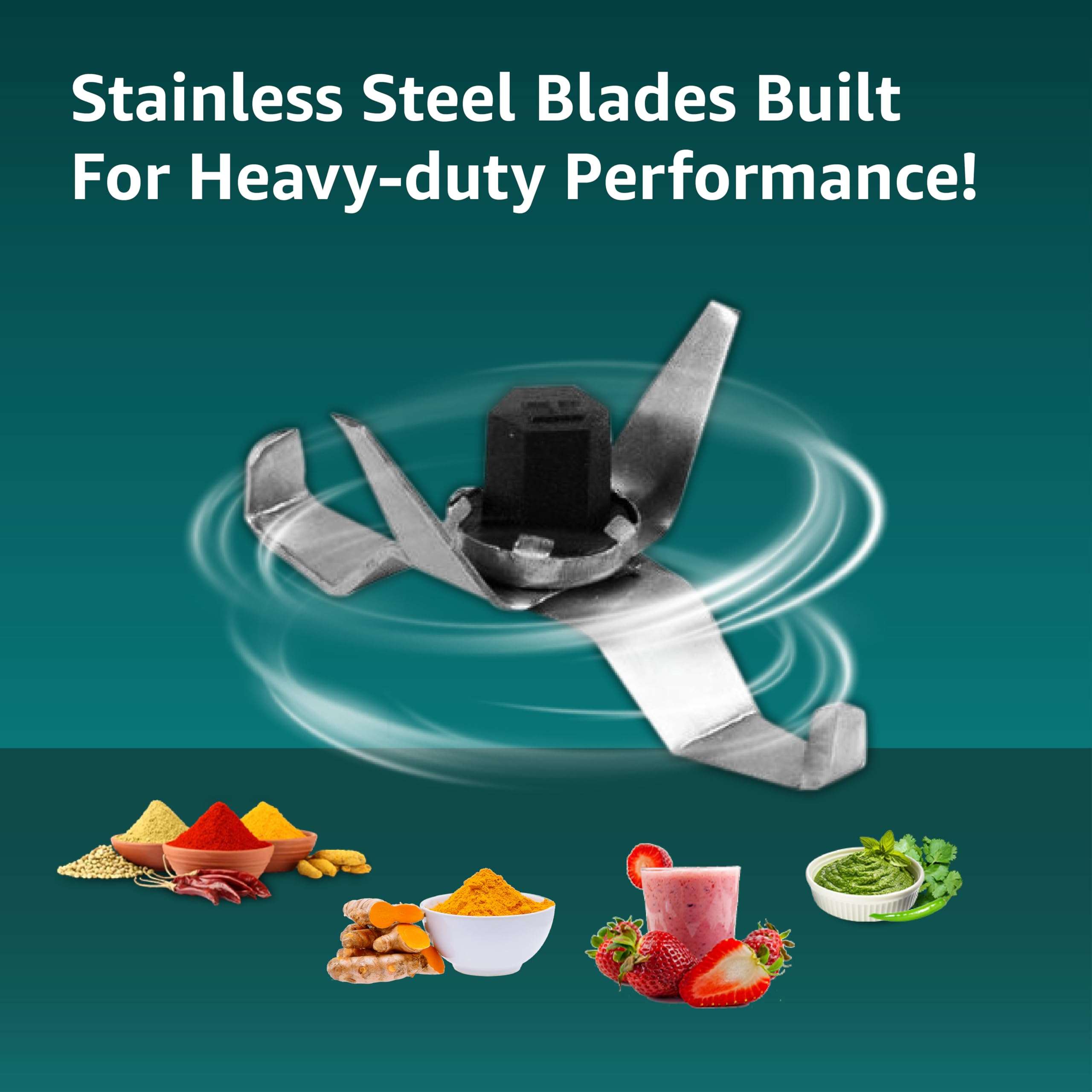 Havells Pulse 500 Watt Mixer Grinder|3 Stainless Steel Leak-Resistant Jars (400ml, 800ml, 1.2L)|3 Speed Control|Heavy-Duty ABS Body|Durable SS Blades|Air Vent Technology |1 Year Product Warranty|Black 6