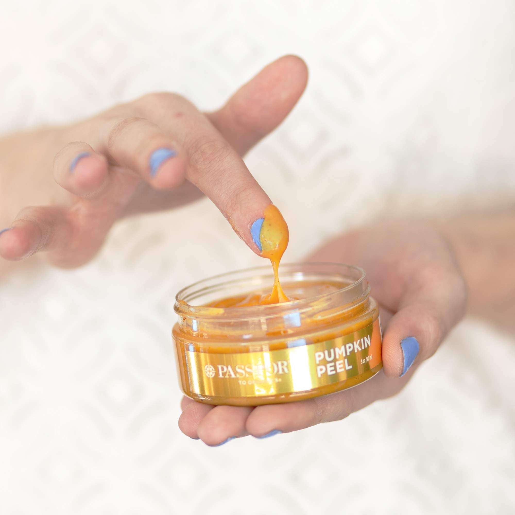 Pumpkin Peel Face Mask - Organic - Smells like fresh pumpkin - Peels, Exfoliates, Moisturizes 3