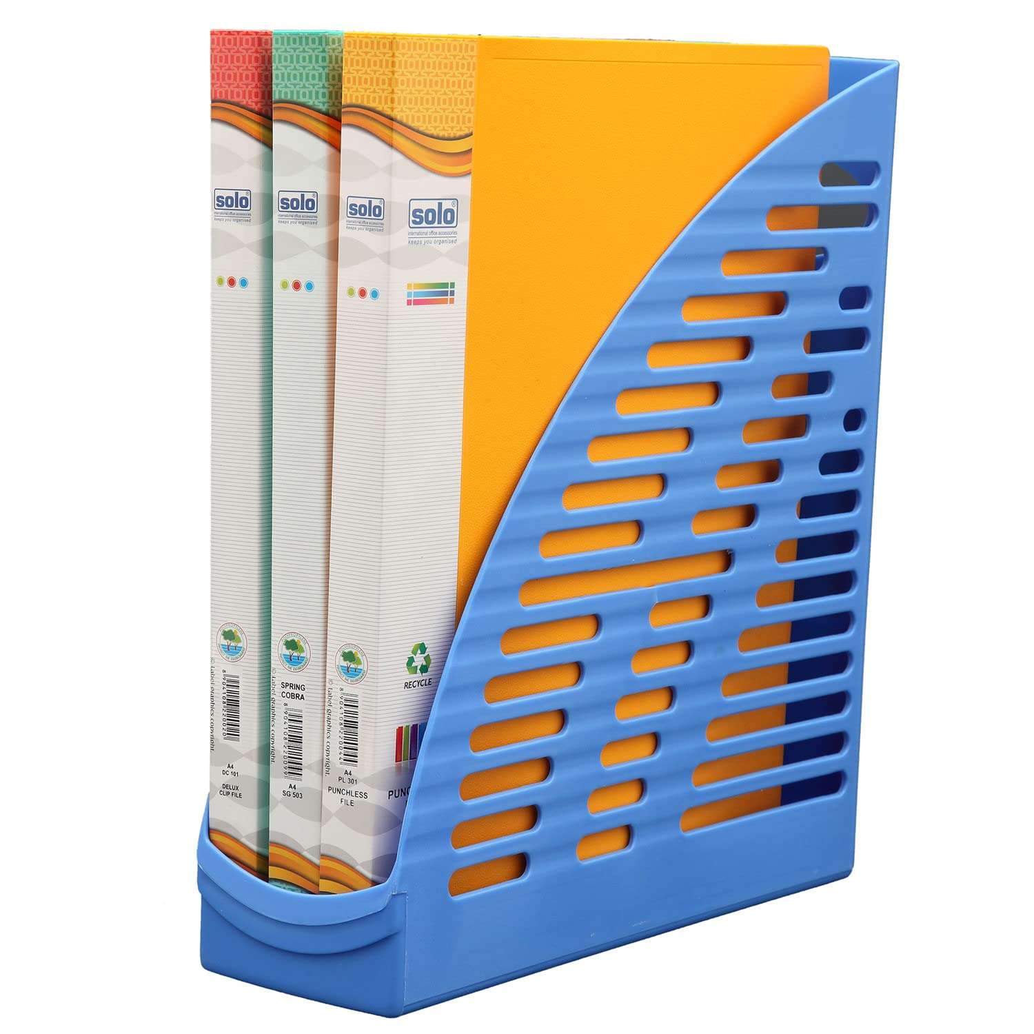 Solo FS- 201 File and Magazine Rack XL - Blue 3