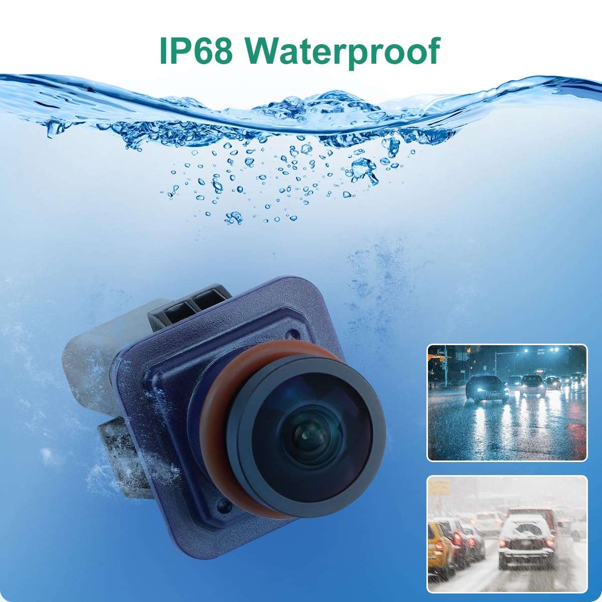 EG1Z-19G490-A Rear View Backup Camera Replacement for Ford Taurus/Taurus Sho/Taurus Police 2013-2019, Replaces OE# DG1Z-19G490-A, 592-224 by GreenYi 3