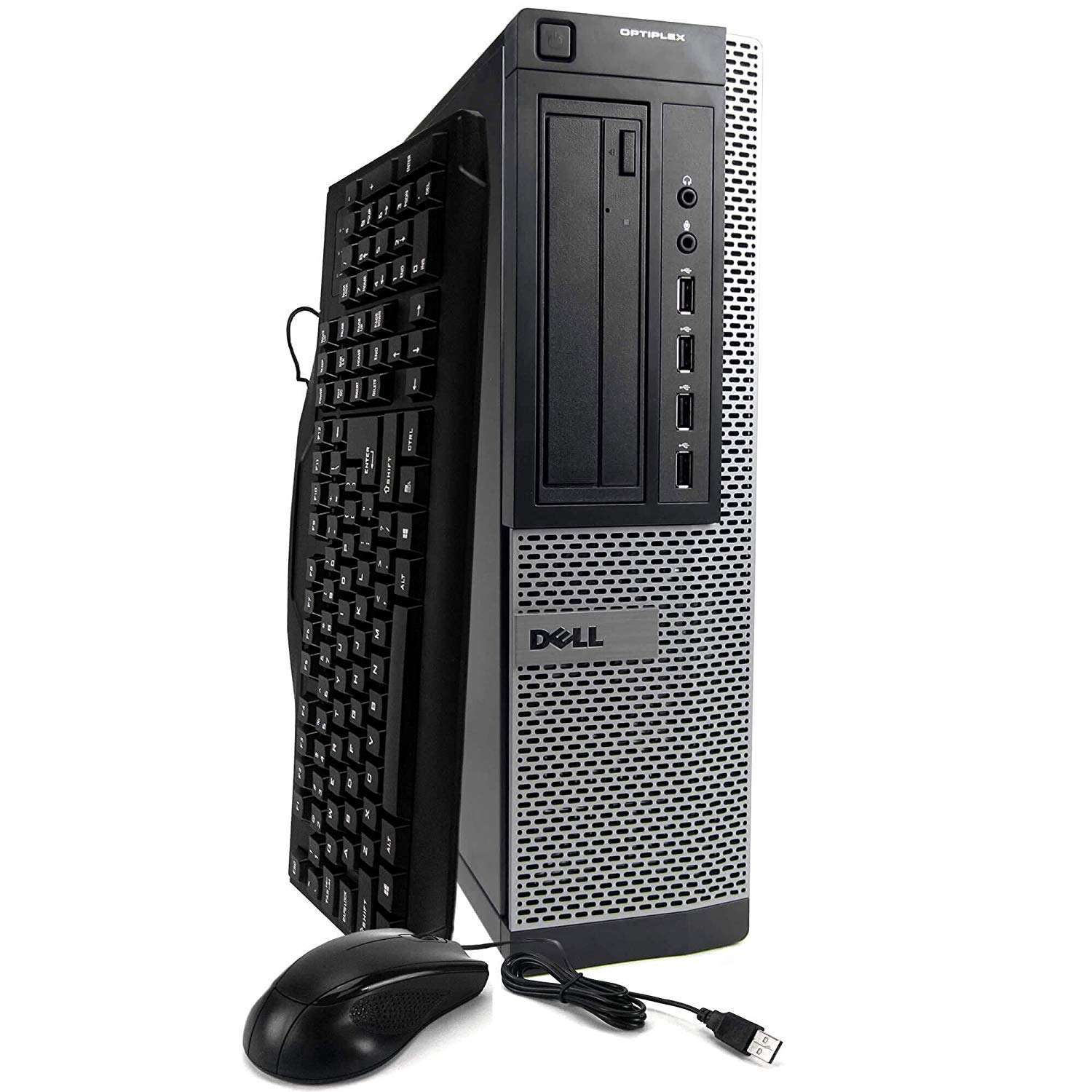 Dell Optiplex 9010 Desktop PC, Intel Core i5 3.2 GHz, 8 GB RAM, New 1 TB HDD, Keyboard/Mouse, WiFi, 19 LCD Monitor (Brands Vary), DVD, Windows 10 Pro, (Upgrades Available) (Renewed) 1