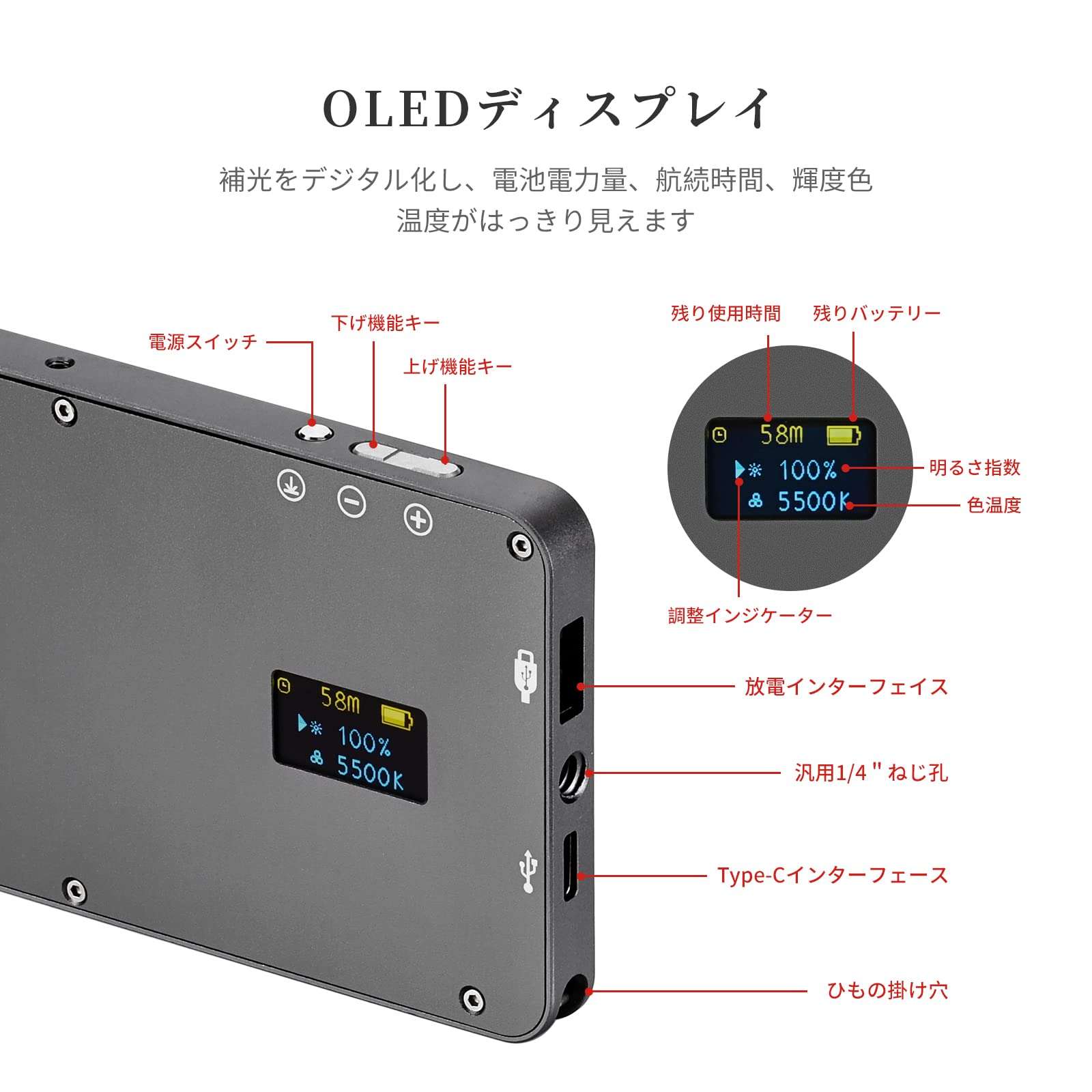 SUNWAYFOTO FL-120 LED Studio Video Light Kit for Camera Video Photography 3000-5500k Bi-Color Portable Panel 5