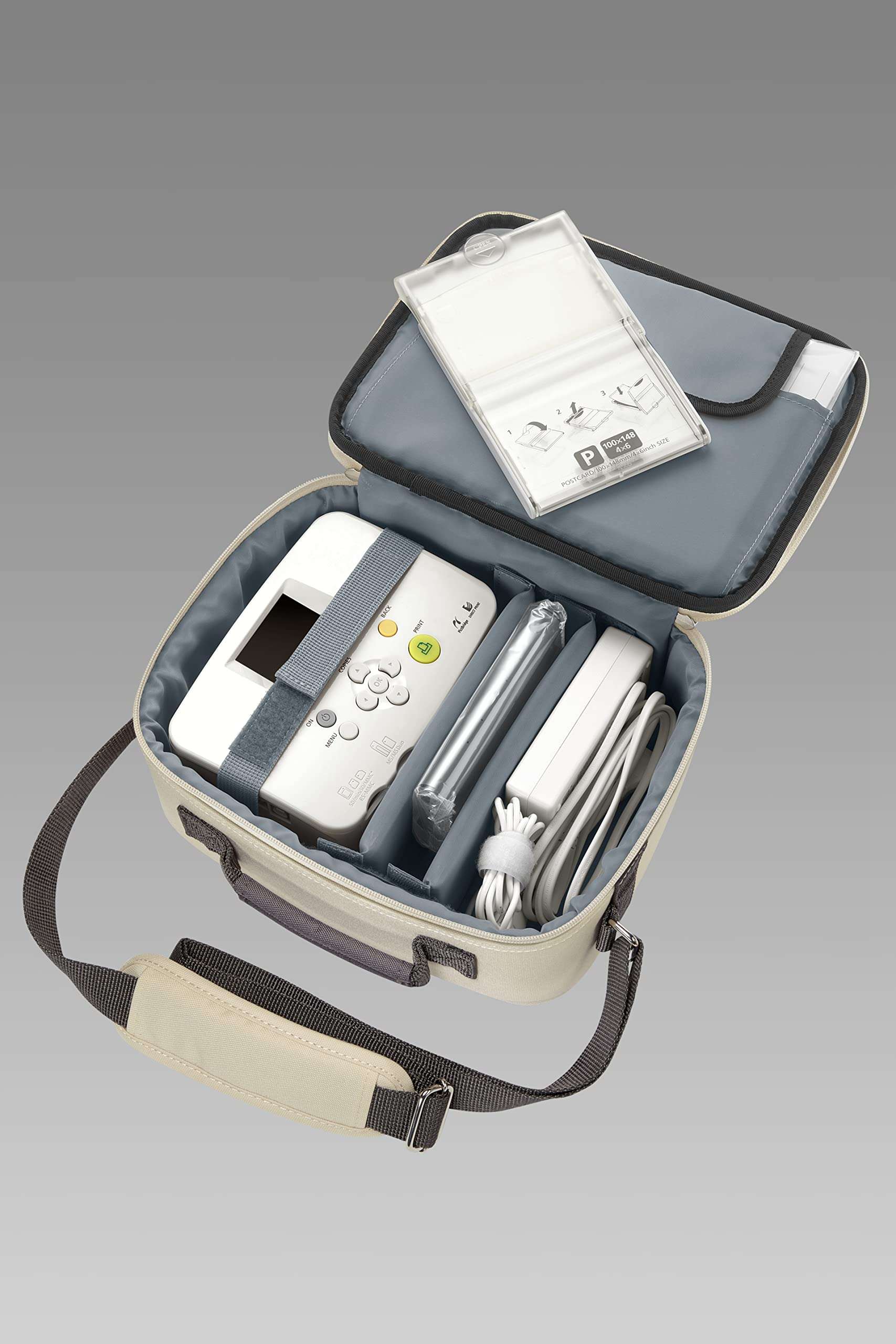 Canon DCC-CP2 Cream Carry Case for Selphy CP800 CP810 CP900, Beige 2