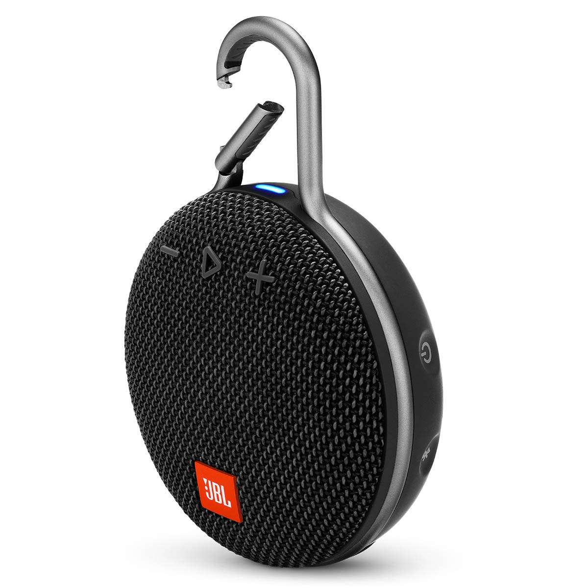JBL Clip 3, Black - Waterproof, Durable & Portable Bluetooth Speaker - Up to 10 Hours of Play - Includes Noise-Cancelling Speakerphone & Wireless Streaming 1
