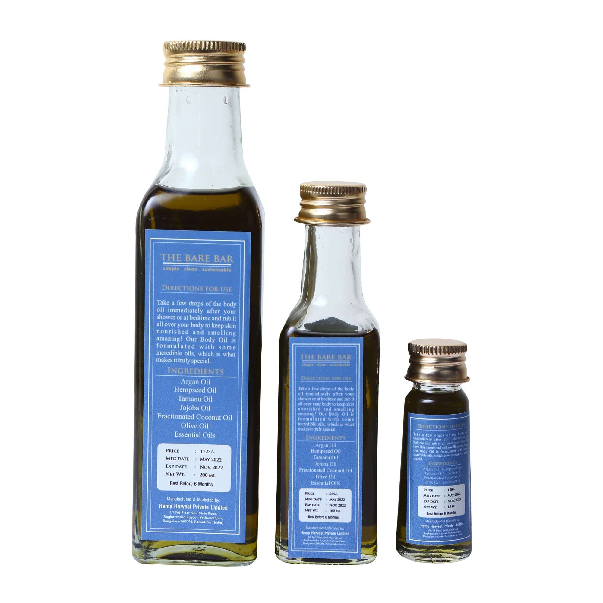 The Bare Bar | Sutvakka Body Oil | 200 ml | For All Skin Types 3