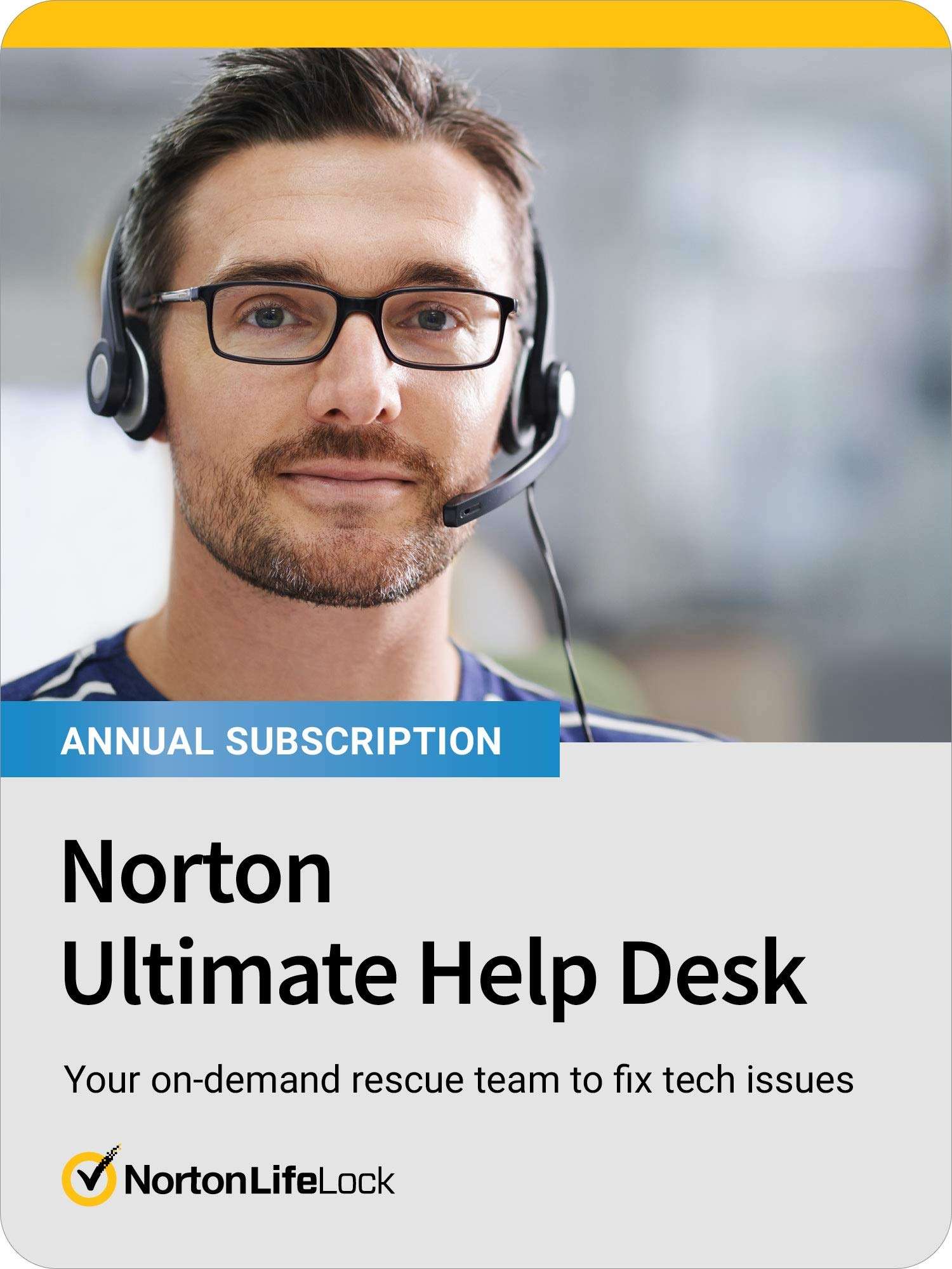 NortonLifeLock Ultimate Help Desk Annual Subscription, 3 Devices - Your on-demand Rescue Team to Fix tech Issues 1