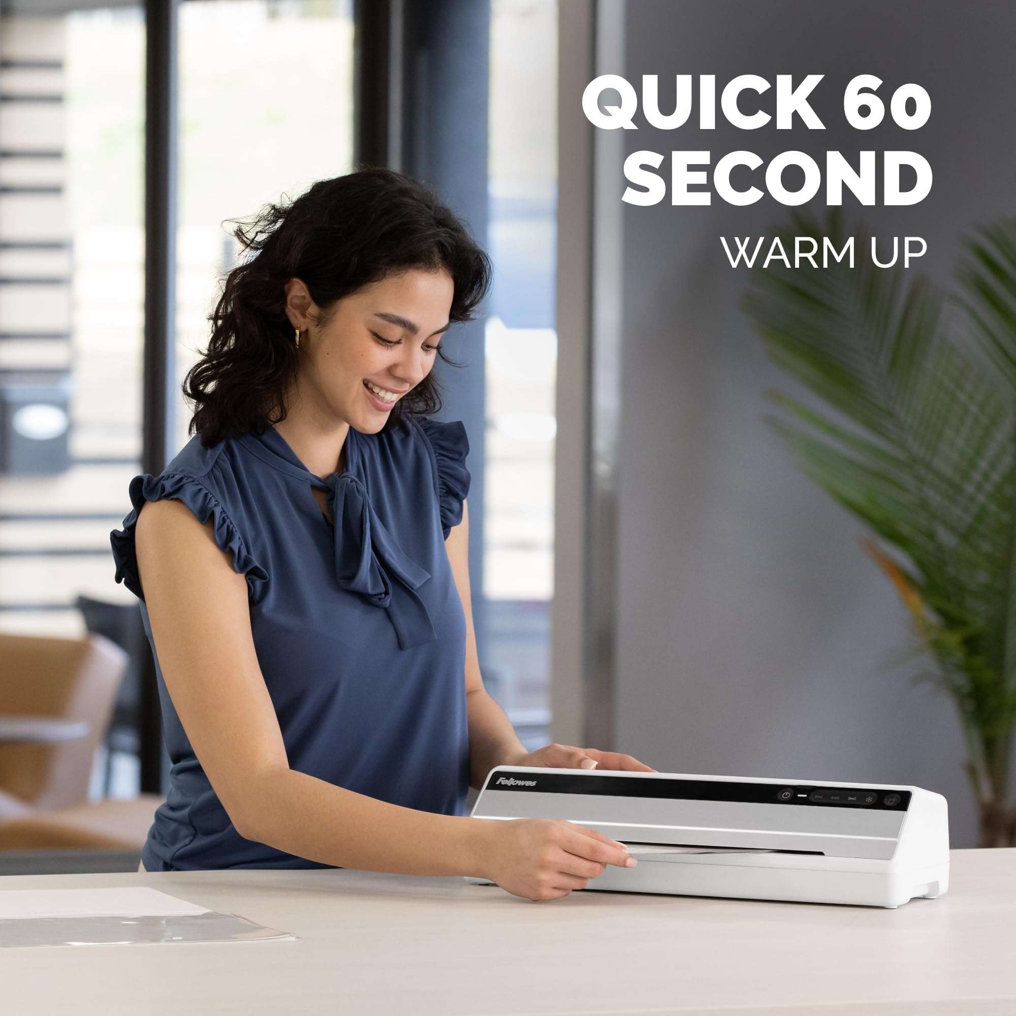 Fellowes Saturn 125 Thermal Laminator Machine for Home or Office with Pouch Starter Kit, 12.5 inch, Fast Warm-Up, Jam-Free Design (5736601) 2