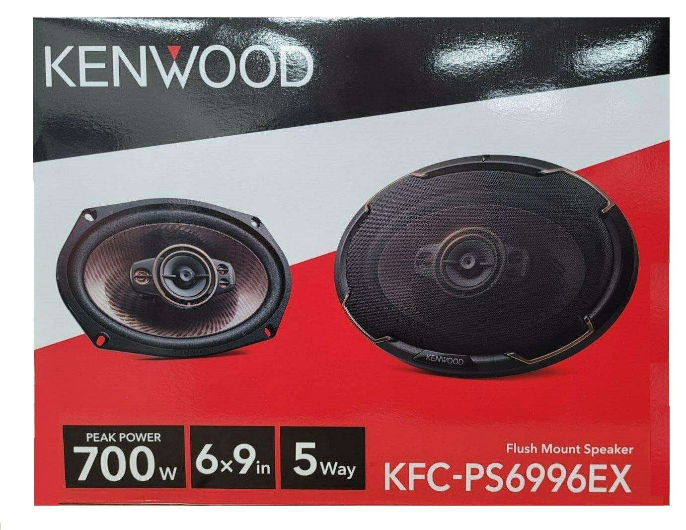 Kenwood KFC-PS6996EX Performance 6x9 INCH 5-Way 700W Car Audio Speakers 1
