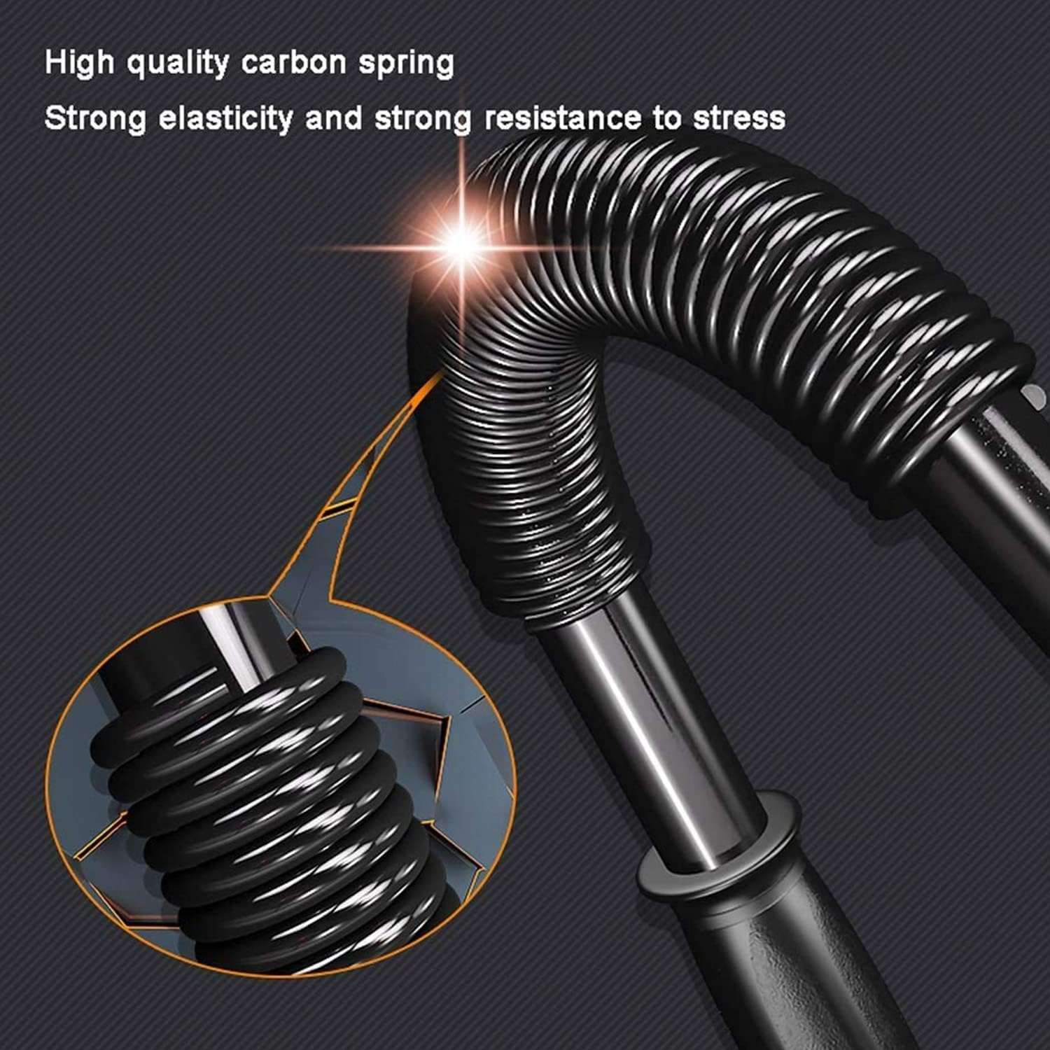 Toriox Professional Heavy Duty 20/30/40 kg Power Twister Bar | Upper Body Strength Training Workout | Spring Bar for Strength Training for Arm Builder (40 KG) 6