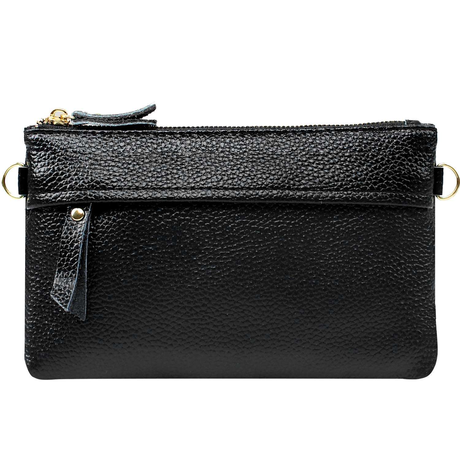 Small Crossbody Bag Cell Phone Purse Wallet Case Pouch Handbag for iPhone Xs Max 6s 7 8 Plus/Galaxy S10+ S9 Plus Note 9 J8 J4 /LG Stylo 4 G7 ThinQ/Moto G7 G6 Play E5 Z3 /Alcatel 3X 1X 3C (Black) 1