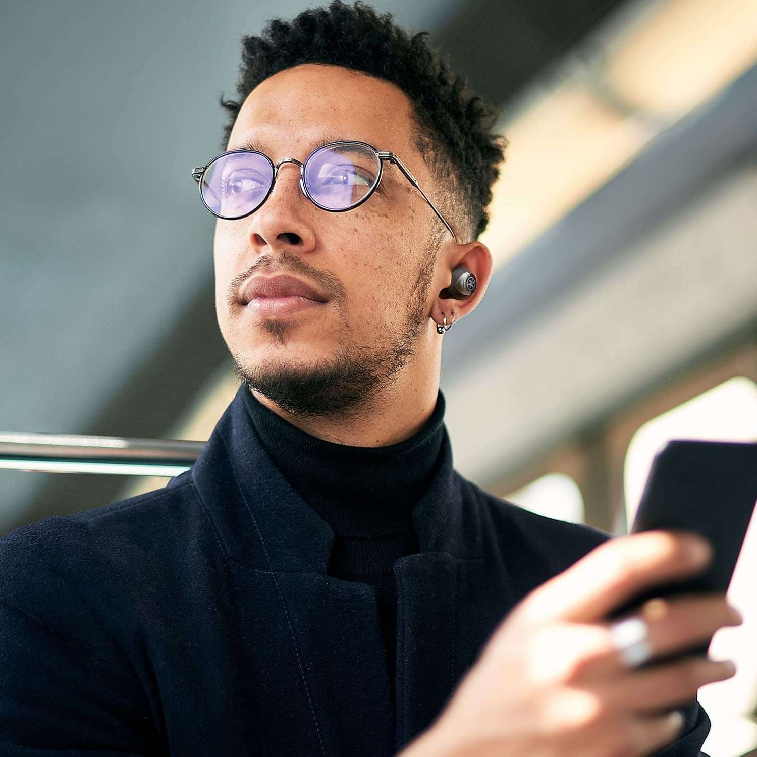 YAMAHA TW-E5A Ambient Sound Earbuds Bluetooth Wireless Headphones - Listening Care in-Ear Earphones IPX5 Water Resistant (Black) 5