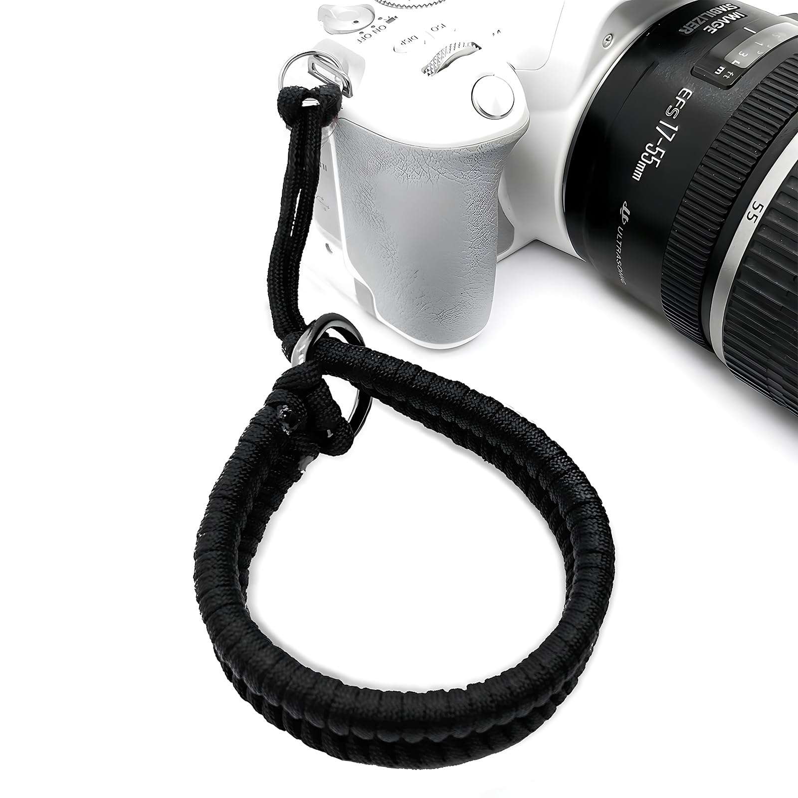 NKSRCP Camera Wrist Strap,Nylon Hand Wrist Straps Lanyard with A 1/4" Screw,for Insta360 Selfie Stick, Nikon Canon Sony Samsung Olympus Dslr Cameras, Smartphone Gimbal Stabilizer（black） 1