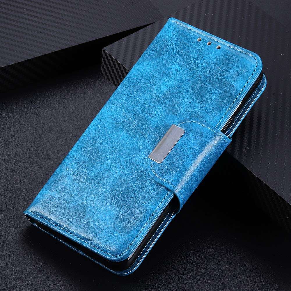 Futanwei Flip Case for Motorola One 5G UW Ace/One 5G Ace 6.7" | Motorola One 5G UW Ace Case | Motorola One 5G Ace Case | Premium PU Leather Wallet Case | Built-in 6 Card Slots &1 Money Pocket | Blue 2