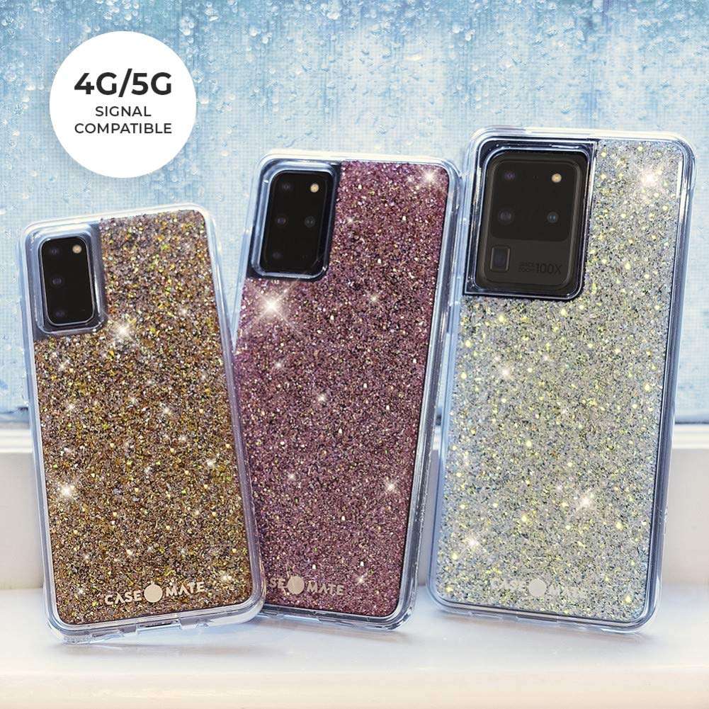 Case-Mate - TWINKLE - Case for Samsung Galaxy S20 Ultra - 5G Compatible - Reflective Iridescent Glitter Foil - 6.9 inch - Stardust 4