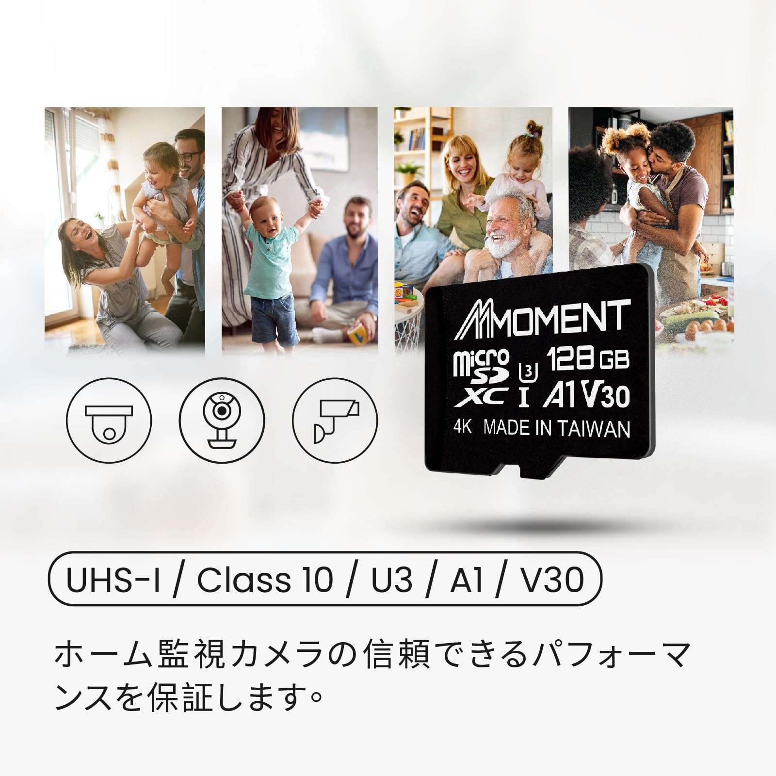 MMOMENT 128GB (2 Pack) Micro SDXC Card, MM13 Jolly, A1, UHS-I, U3, V30, Class 10 Compatible, Read Speed Up to 100 MB/s,Write Speed Up to 40 MB/s, SD Adapter Included 3