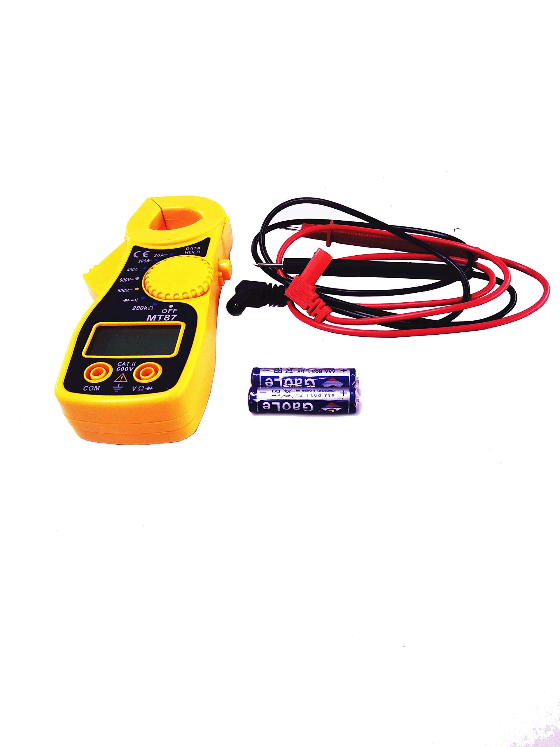 FixtureDisplays® Digital Clamp Meter Multimeters AC/DC Multi-Meter Electronic Load Tester 400A Max 18174 4